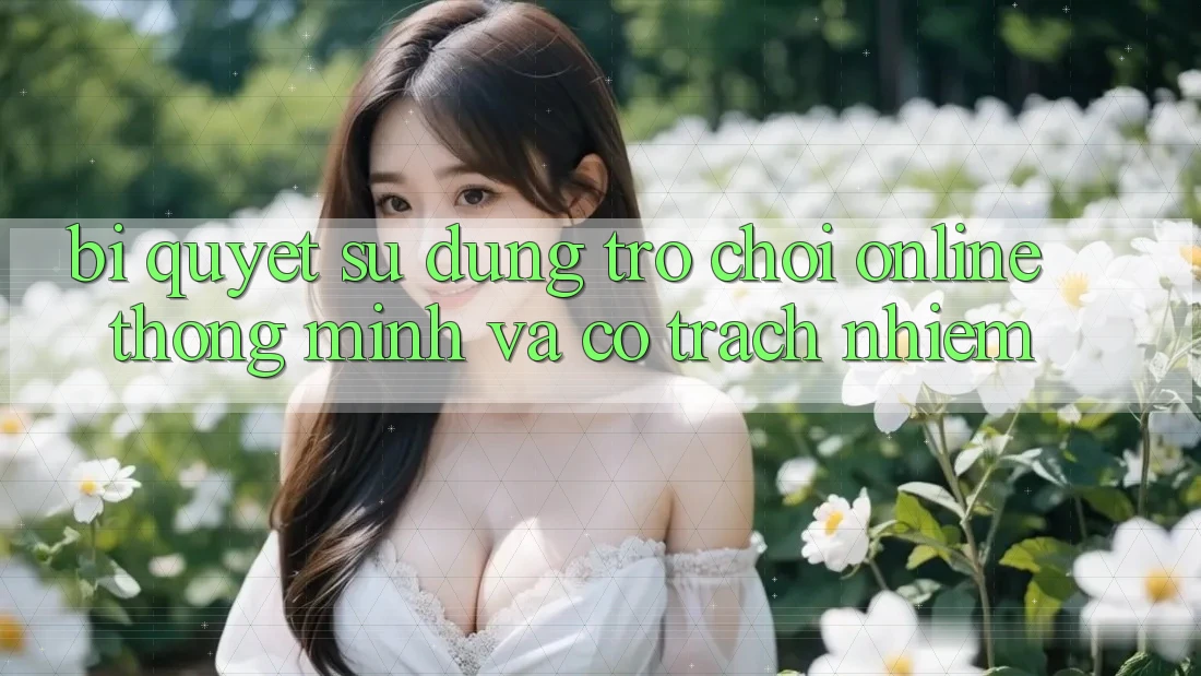 Bí Quyết Sử dụng Trò chơi Online Thông Minh Và Có Trách Nhiệm