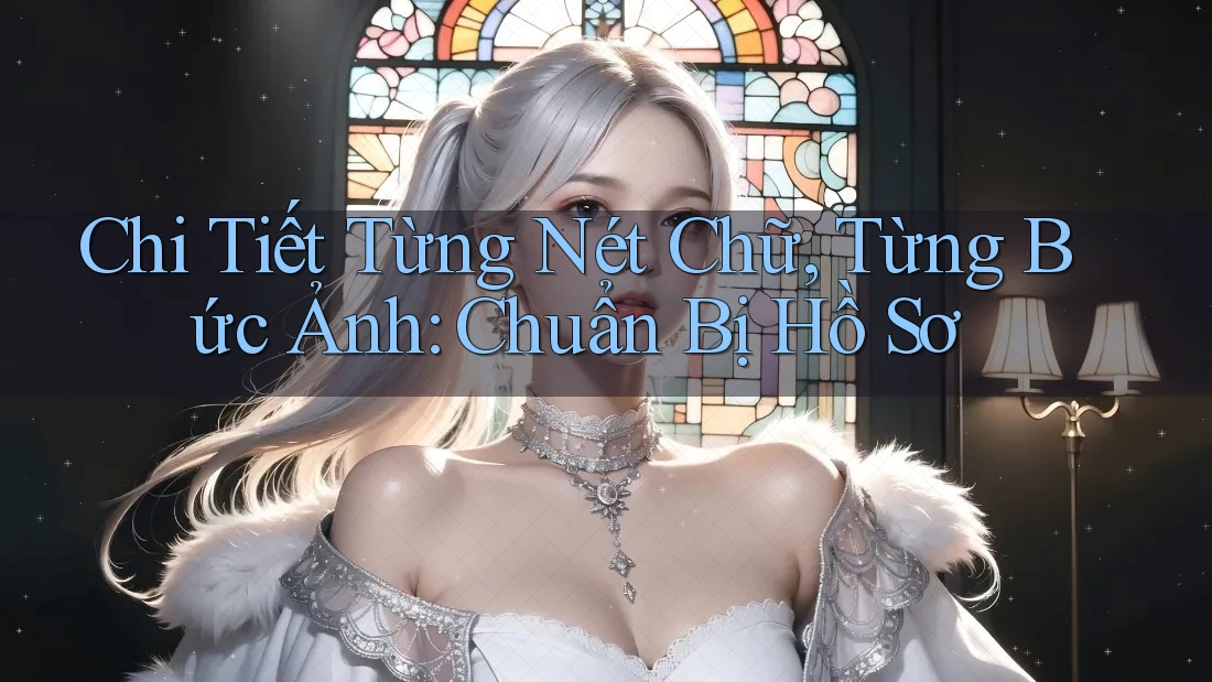 Chi Tiết Từng Nét Chữ, Từng Bức Ảnh: Chuẩn Bị Hồ Sơ