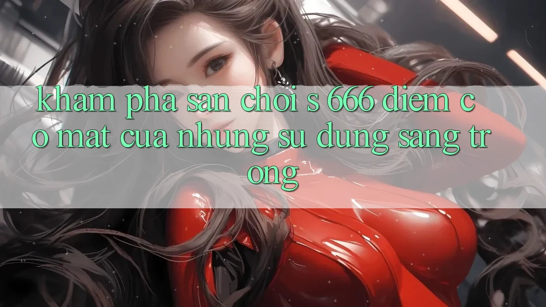 Khám Phá Sân Chơi s 666 – Điểm Có mặt Của Những Sử dụng Sang trọng