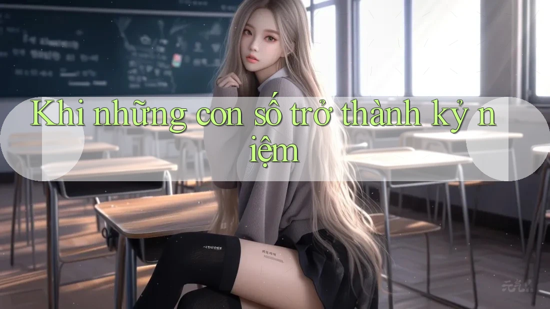 Khi những con số trở thành kỷ niệm