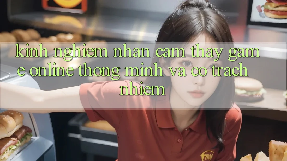 Kinh nghiệm Nhận cảm thấy Game Online Thông Minh Và Có Trách Nhiệm