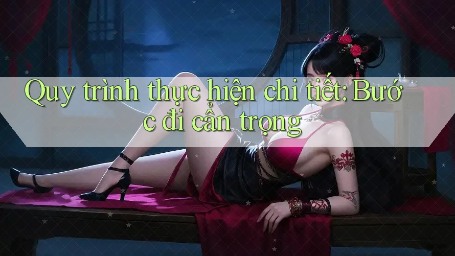 Quy trình thực hiện chi tiết: Bước đi cẩn trọng