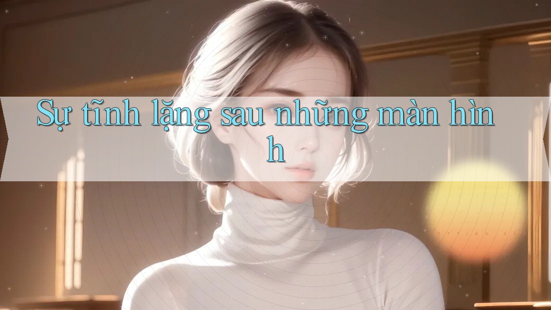 Sự tĩnh lặng sau những màn hình