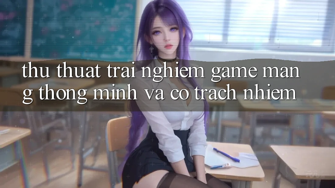 Thủ thuật Trải Nghiệm Game mạng Thông Minh Và Có Trách Nhiệm